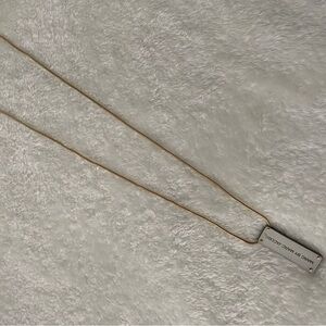 Marc by Marc Jacobs Gold Tone Bar Pendant Necklace with Silver Plate